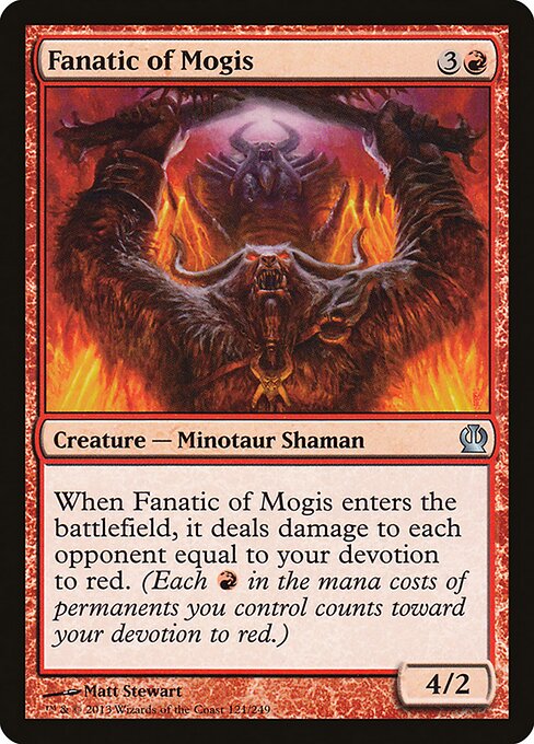Theros - 121 - Fanatic of Mogis - Uncommon
