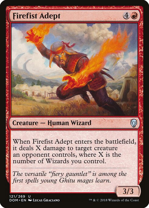 Dominaria - 121 - Firefist Adept - Uncommon
