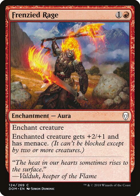 Dominaria - 124 - Frenzied Rage - Common
