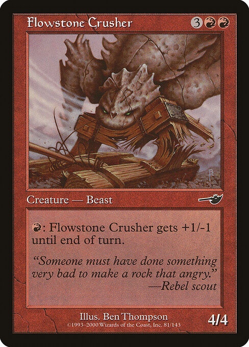 Nemesis - 81 - Flowstone Crusher - Common