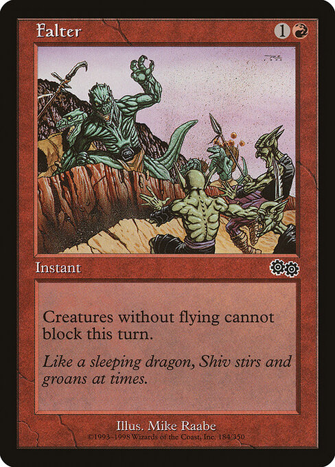 Urza's Saga - 184 - Falter - Common