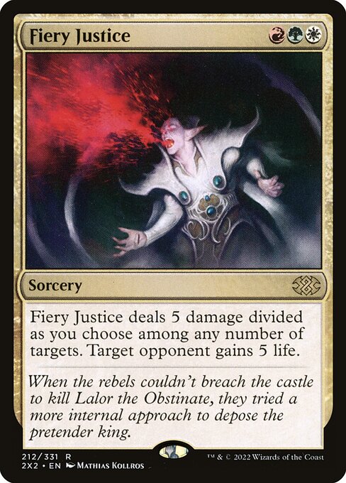 Double Masters 2022 - 212 - Fiery Justice - Rare