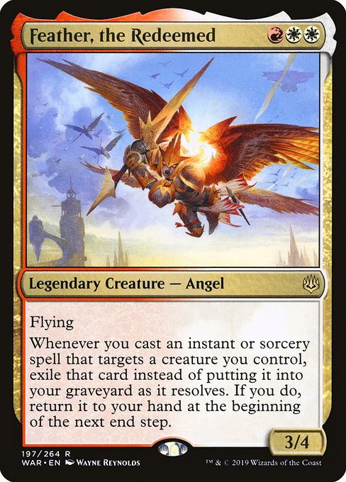 War of the Spark - 197 - Feather, the Redeemed - Rare