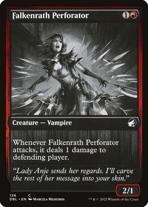 Innistrad: Double Feature - 136 - Falkenrath Perforator - Common