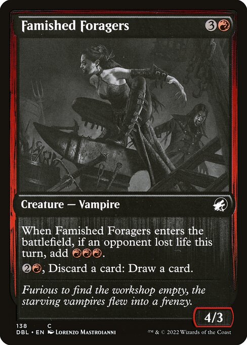 Innistrad: Double Feature - 138 - Famished Foragers - Common