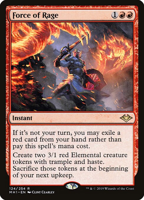 Modern Horizons - 124 - Force of Rage - Rare