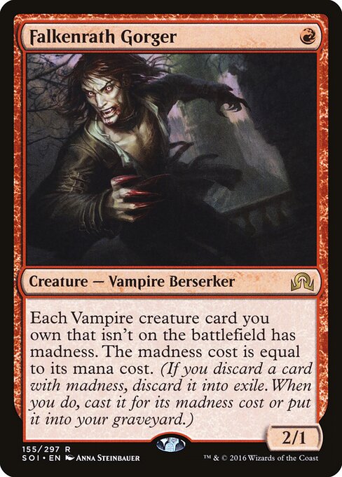 Shadows over Innistrad - 155 - Falkenrath Gorger - Rare