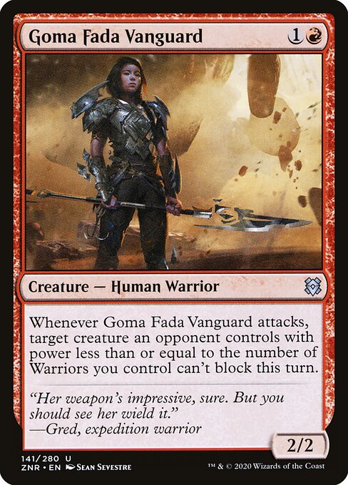Zendikar Rising - 141 - Goma Fada Vanguard - Uncommon