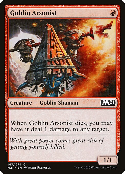 Core Set 2021 - 147 - Goblin Arsonist - Common
