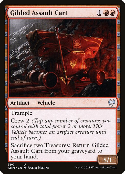 Kaldheim - 390 - Gilded Assault Cart - Uncommon