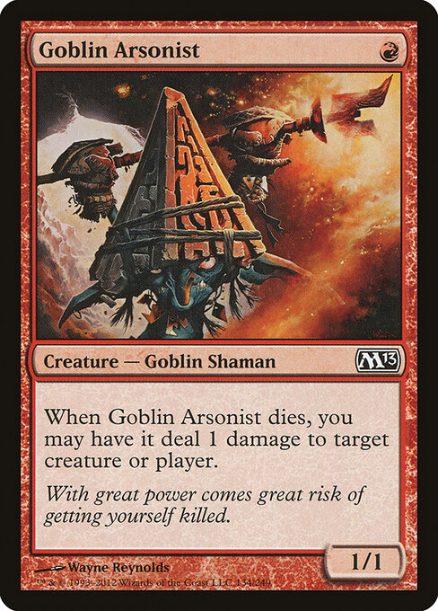Magic 2013 - 134 - Goblin Arsonist - Common