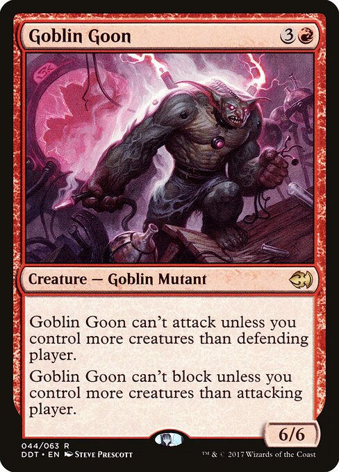 Duel Decks: Merfolk vs. Goblins - 44 - Goblin Goon - Rare