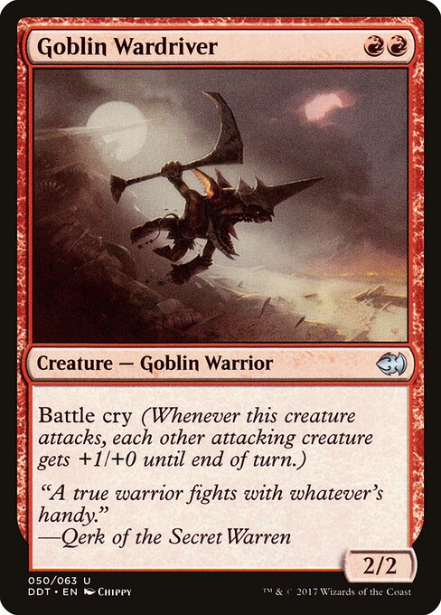 Duel Decks: Merfolk vs. Goblins - 50 - Goblin Wardriver - Uncommon