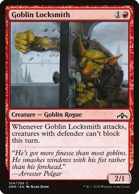 Guilds of Ravnica - 104 - Goblin Locksmith - Common