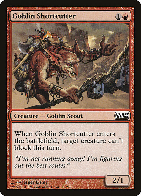 Magic 2014 - 142 - Goblin Shortcutter - Common