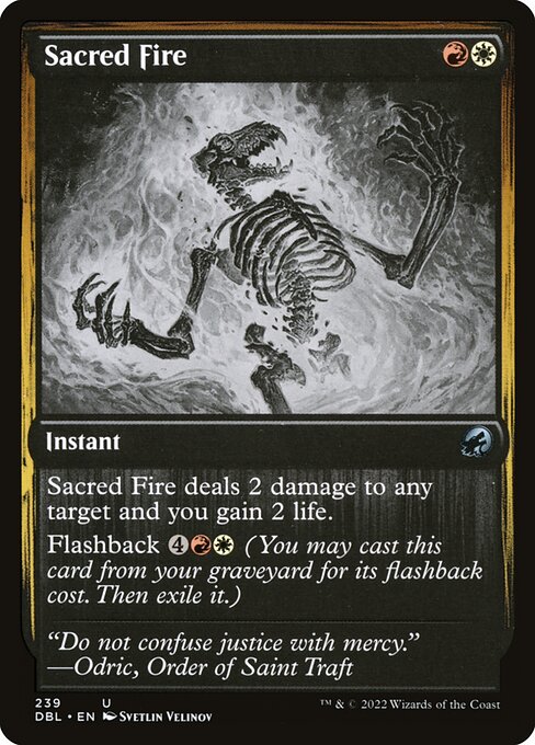 Innistrad: Double Feature - 239 - Sacred Fire - Uncommon