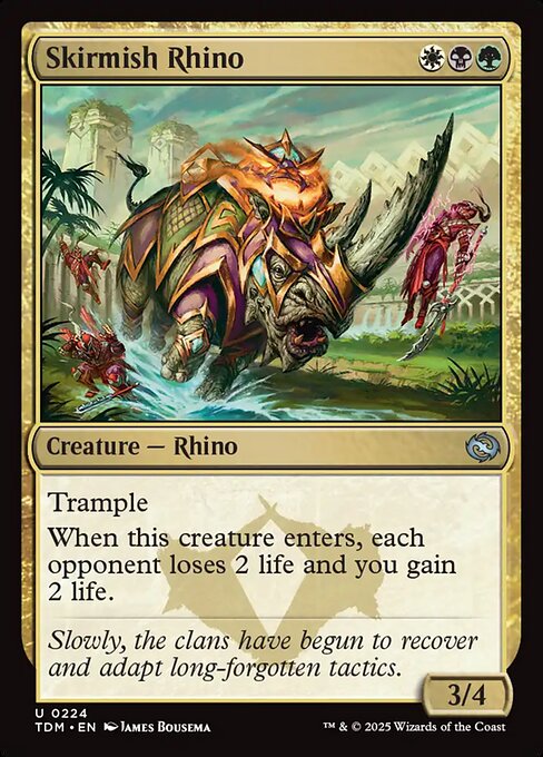 Tarkir: Dragonstorm - 224 - Skirmish Rhino - Uncommon