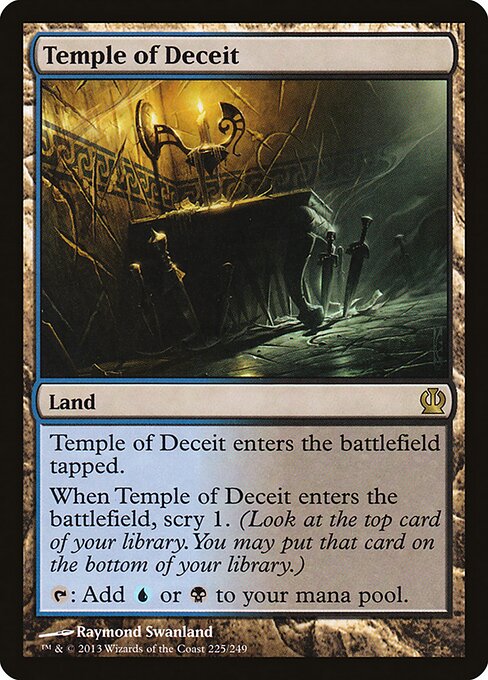 Theros - 225 - Temple of Deceit - Rare