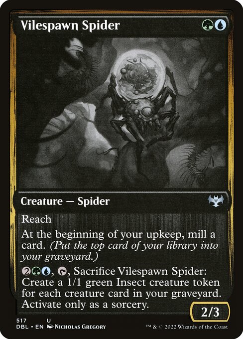 Innistrad: Double Feature - 517 - Vilespawn Spider - Uncommon