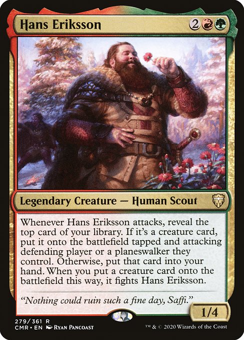 Commander Legends - 279 - Hans Eriksson - Rare