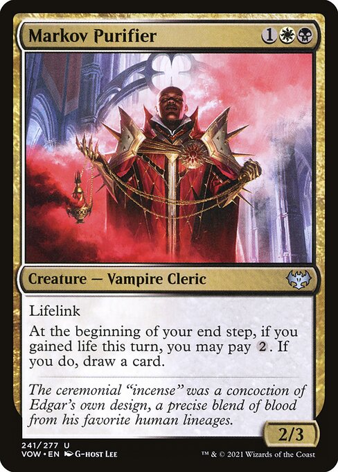 Innistrad: Crimson Vow - 241 - Markov Purifier - Uncommon