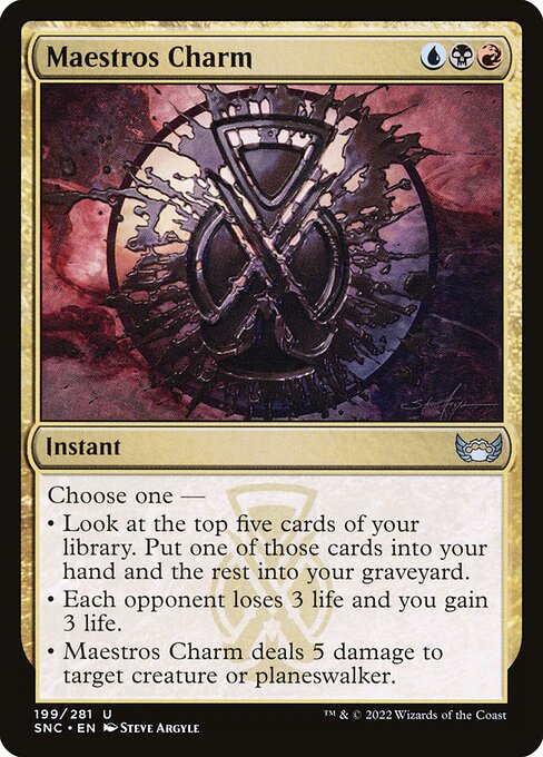 Streets of New Capenna - 199 - Maestros Charm - Uncommon