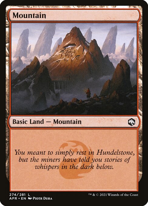 Adventures in the Forgotten Realms - 274 - Mountain - Common
