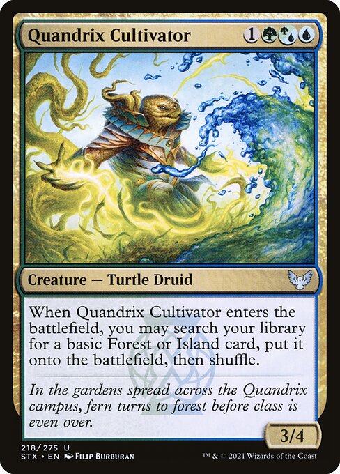 Strixhaven: School of Mages - 218 - Quandrix Cultivator - Uncommon