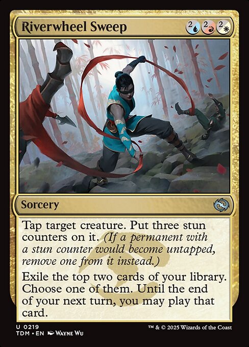 Tarkir: Dragonstorm - 219 - Riverwheel Sweep - Uncommon