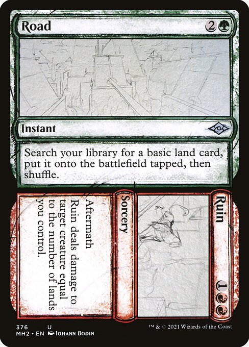 Modern Horizons 2 - 376 - Road // Ruin - Uncommon