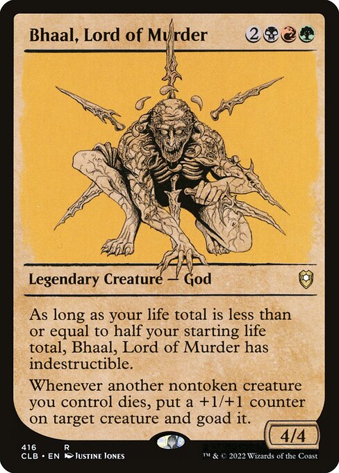 Commander Legends: Battle for Baldur's Gate - 416 - Bhaal, Lord of Murder - Rare