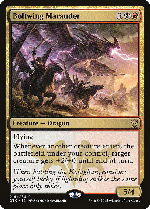 Dragons of Tarkir - 214 - Boltwing Marauder - Rare