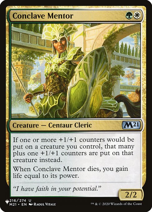 The List - M21-216 - Conclave Mentor - Uncommon