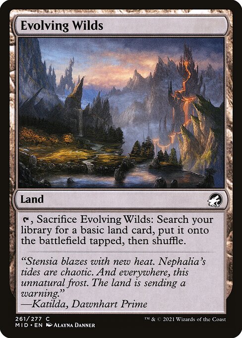 Innistrad: Midnight Hunt - 261 - Evolving Wilds - Common