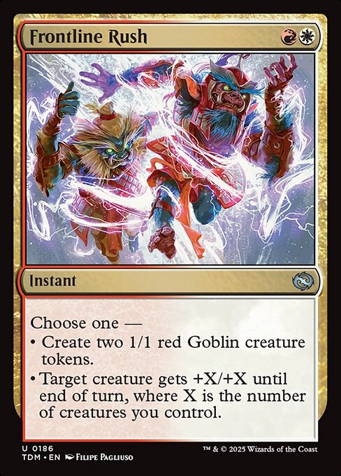 Tarkir: Dragonstorm - 186 - Frontline Rush - Uncommon