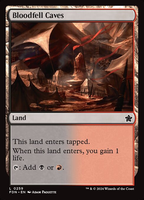 Foundations - 259 - Bloodfell Caves - Common - Foil