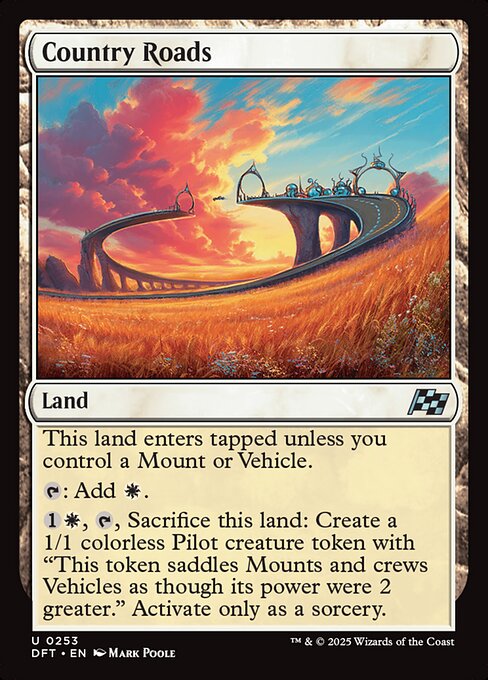 Aetherdrift - 253 - Country Roads - Uncommon - Foil