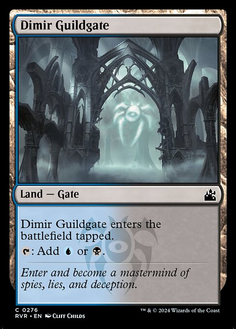 Ravnica Remastered - 276 - Dimir Guildgate - Common - Foil