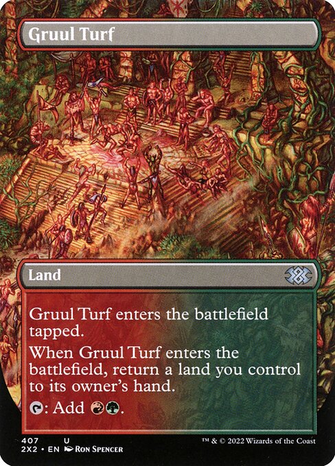Double Masters 2022 - 407 - Gruul Turf - Uncommon - Borderless Foil