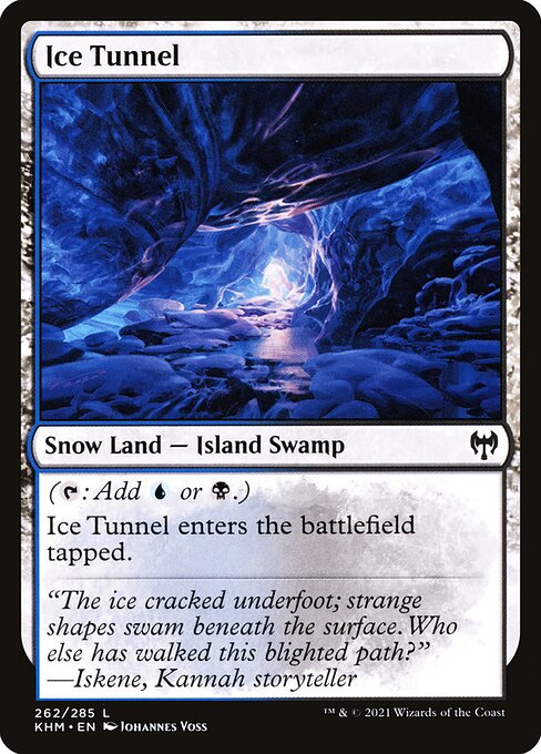 Kaldheim - 262 - Ice Tunnel - Common - Foil