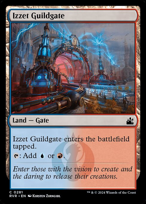 Ravnica Remastered - 281 - Izzet Guildgate - Common - Foil