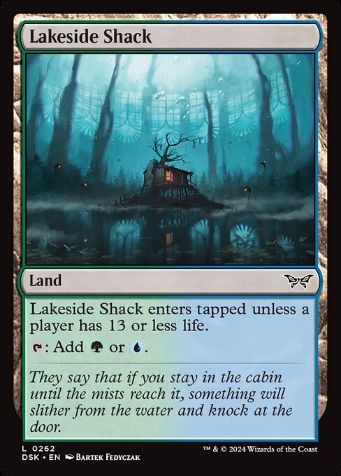 Duskmourn: House of Horror - 262 - Lakeside Shack - Common - Foil