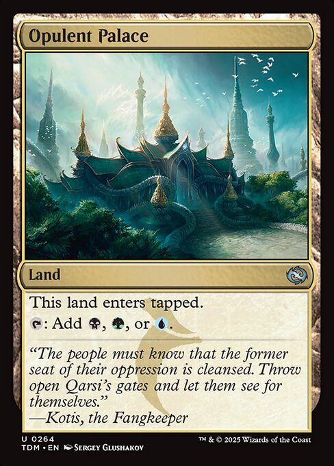 Tarkir: Dragonstorm - 264 - Opulent Palace - Uncommon - Foil