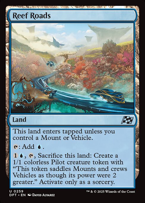 Aetherdrift - 259 - Reef Roads - Uncommon - Foil