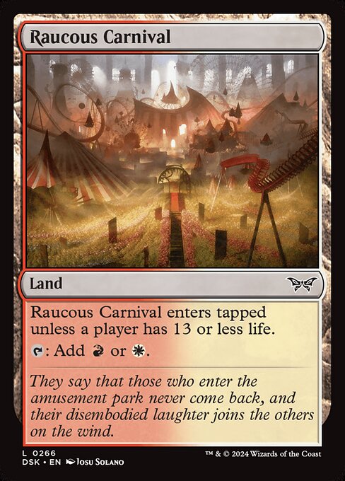 Duskmourn: House of Horror - 266 - Raucous Carnival - Common - Foil