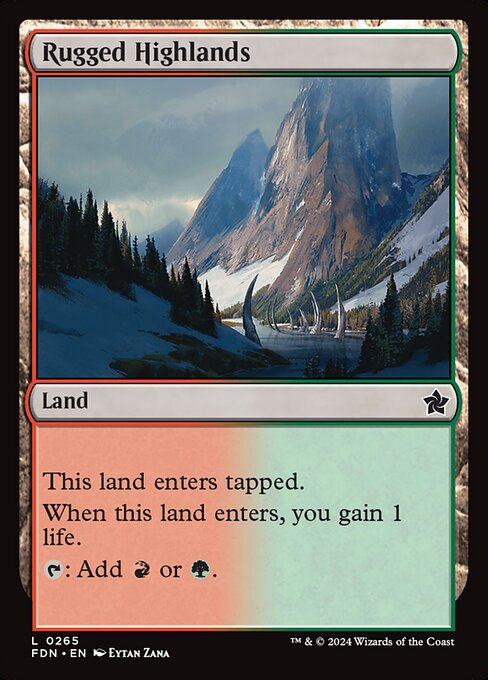 Foundations - 265 - Rugged Highlands - Common - Foil