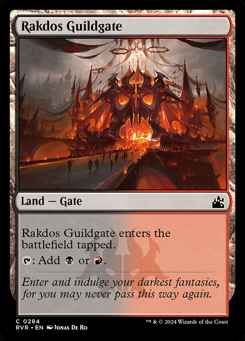 Ravnica Remastered - 284 - Rakdos Guildgate - Common - Foil