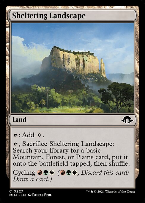 Modern Horizons 3 - 227 - Sheltering Landscape - Common - Foil