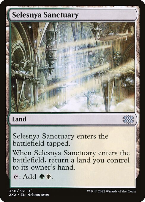 Double Masters 2022 - 330 - Selesnya Sanctuary - Uncommon - Foil