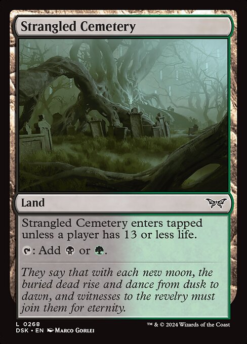 Duskmourn: House of Horror - 268 - Strangled Cemetery - Common - Foil